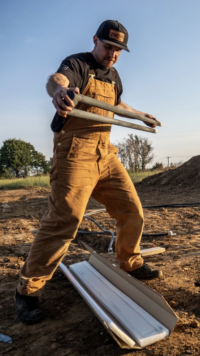 Jimmy Williams working at the test site